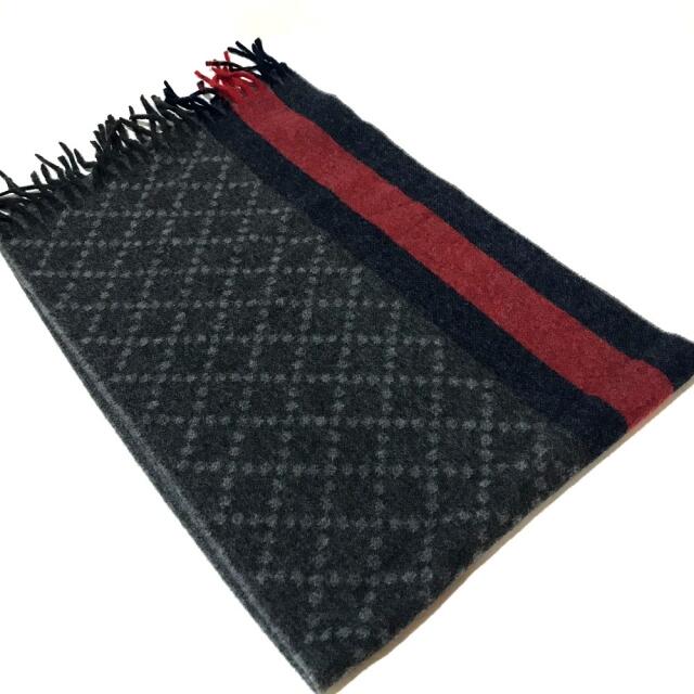 Gucci - グッチ 333019 シェリーライン タグ有 マフラー ウール