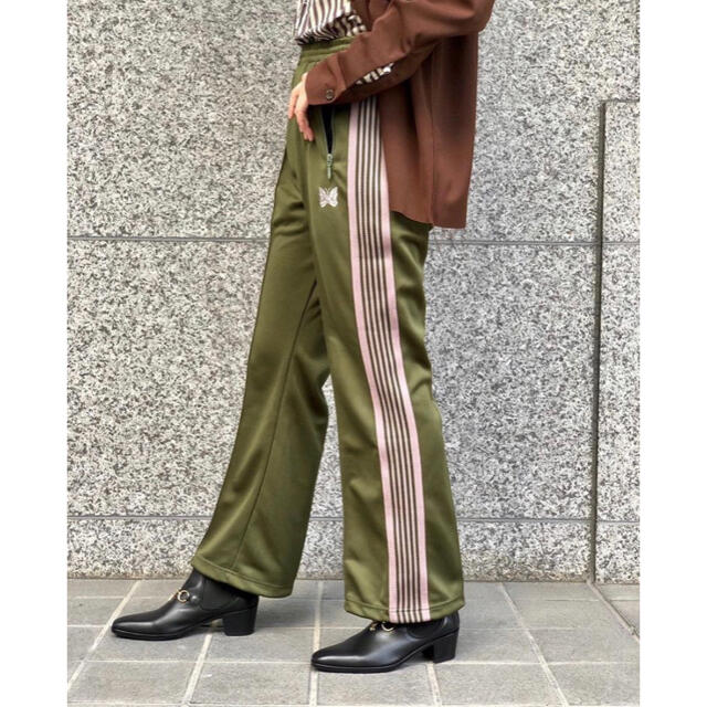 XS needles  21aw BOOT CUT トラックパンツ ネイビー