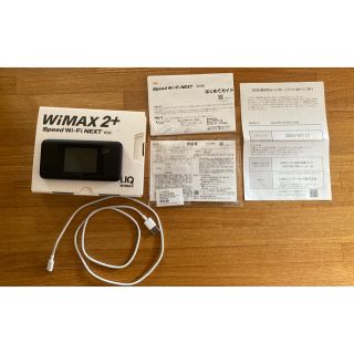 エーユー(au)のUQ wimax Speed Wi-Fi NEXT W06 WiMAX 2+(PC周辺機器)