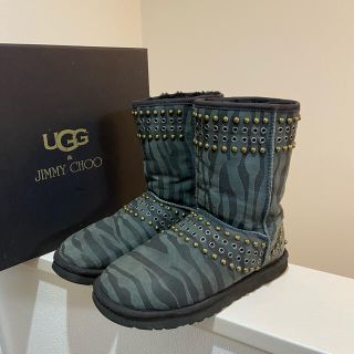 ジミーチュウ(JIMMY CHOO)の※茶々丸さま専用です※UGG×JIMMYCHOO限定ゼブラムートン24.0箱付き(ブーツ)