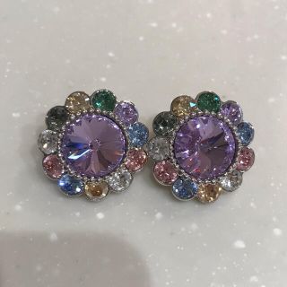 【Mauriceさま専用】miumiu キラキラお花イヤリング