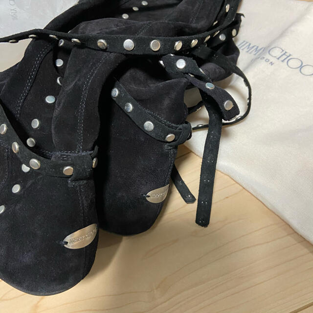 ※maaさま専用※JIMMY CHOO 美品ロングブーツ　スタッズベルト巻き