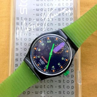 スウォッチ(swatch)の長期保存[未使用・希少レア品]Swatch JESS'RUSHストップウォッチ付(腕時計(アナログ))