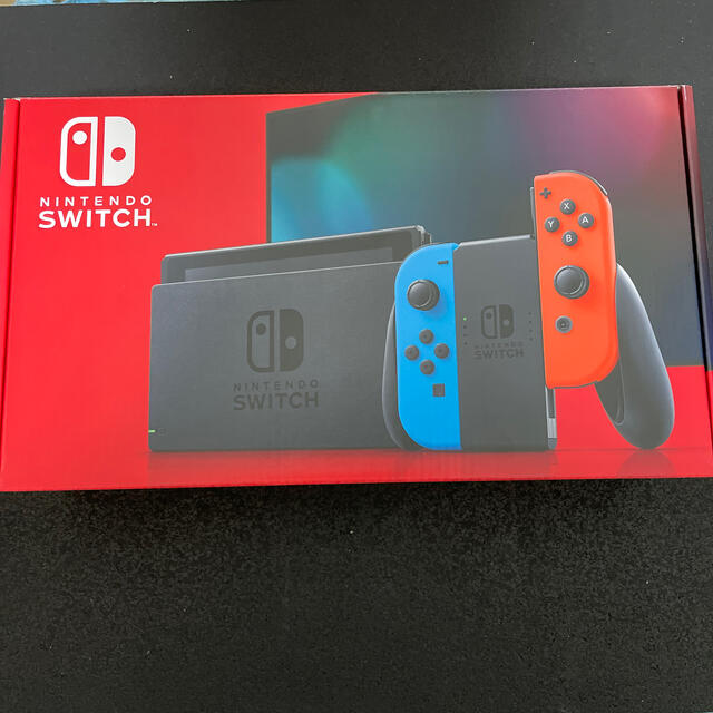 Nintendo Switch(ニンテンドースイッチ)のNintendo Switch JOY-CON(L) ネオンブルー/(R) ネオ エンタメ/ホビーのゲームソフト/ゲーム機本体(家庭用ゲーム機本体)の商品写真