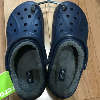 クロックス(crocs)のクロックス　ファーサンダル　新品(サンダル)