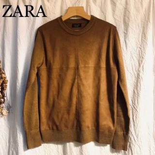 ザラ(ZARA)のZARA スエード切替えニット(ニット/セーター)