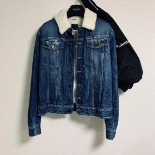 サンローラン(Saint Laurent)の最終値下げ！ サンローラン Gジャン デニムジャケット ムートン Sサイズ(Gジャン/デニムジャケット)