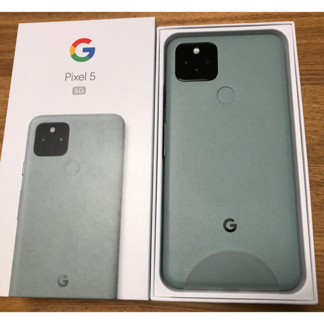 Google Pixel - 【新品未使用】SIMフリーPixel5 128G 緑 グリーン ...