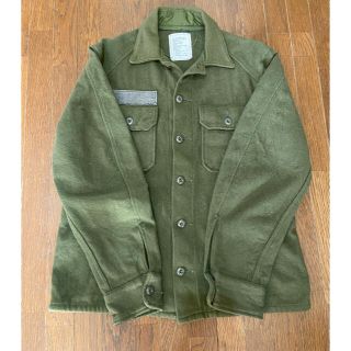 80s US ARMY VINTAGE MED SHIRT WOOL FIELD(ミリタリージャケット)