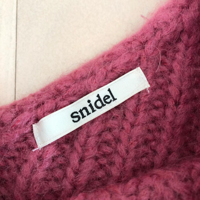 SNIDEL(スナイデル)のスナイデル   snidel❤︎ピンク　ニット　トップス レディースのトップス(ニット/セーター)の商品写真