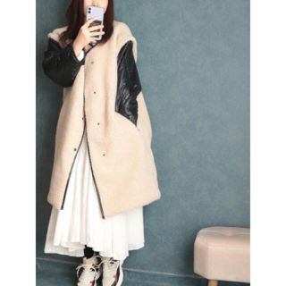 ザラ(ZARA)の★値下げ中★mite 2wayボアロングコート【ノベルティミラー付き】(ロングコート)