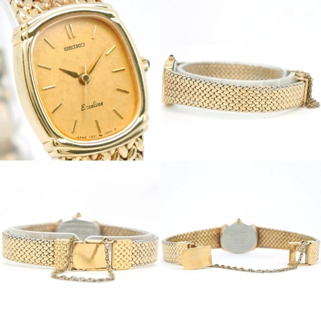 SEIKO(セイコー)のセイコー エクセリーヌ   1221-5890  ステンレススチー レディースのファッション小物(腕時計)の商品写真