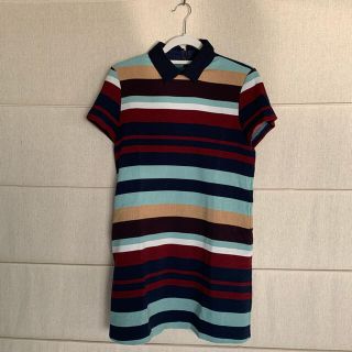 ザラ(ZARA)のZara  ボーダーワンピース(ひざ丈ワンピース)