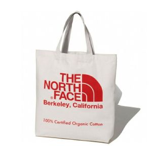 ザノースフェイス(THE NORTH FACE)のTHE NORTH FACE ノースフェイスTNFオーガニックトート レッド(トートバッグ)