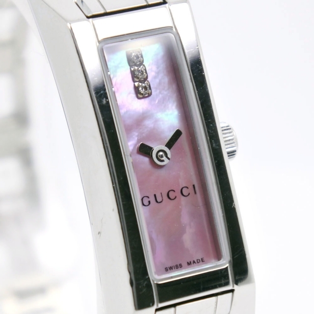 Gucci - 【GUCCI】グッチ 3Pダイヤ 110 ステンレススチール クオーツ 