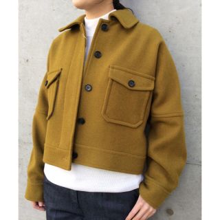 ステュディオス(STUDIOUS)のCLANE “OVERSIZE WOOL JACKET” size1(ミリタリージャケット)