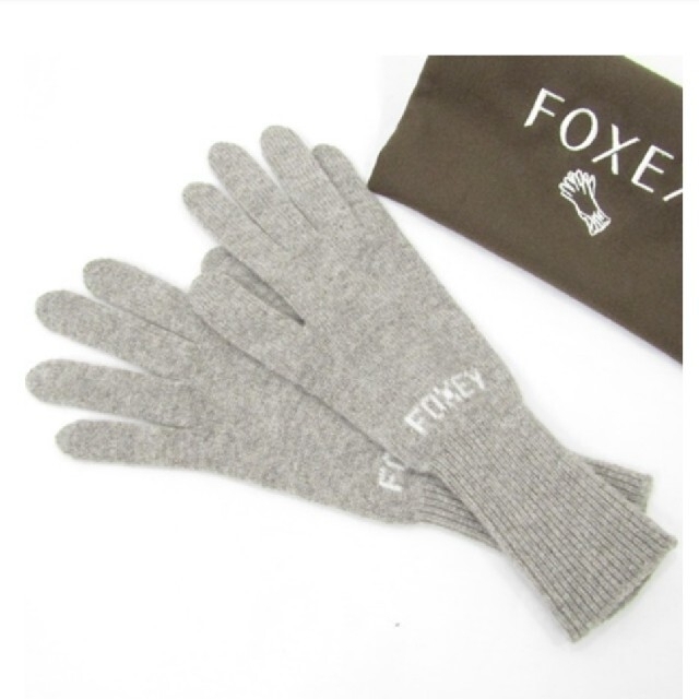FOXEY(フォクシー)の未使用 フォクシー カシミア手袋 レディースのファッション小物(手袋)の商品写真