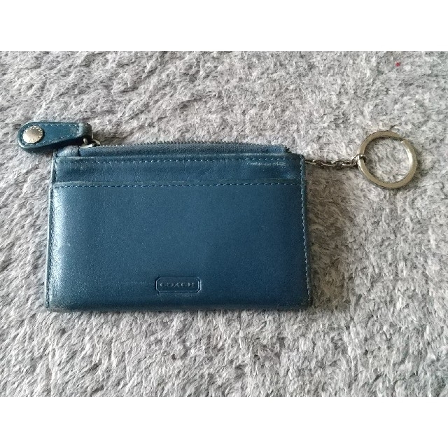 COACH(コーチ)のCOACHコーチ コインケース ブルー レディースのファッション小物(コインケース)の商品写真