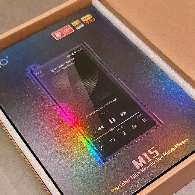 Fiio M15本体+専用ケース付き スマホ/家電/カメラのオーディオ機器(ポータブルプレーヤー)の商品写真