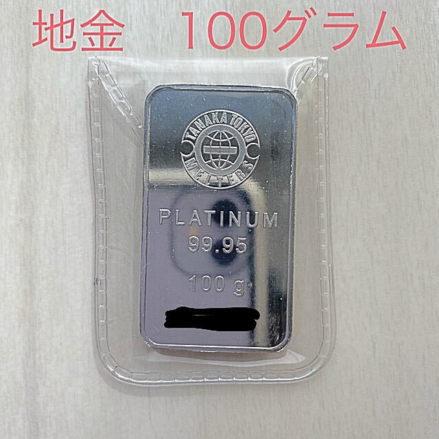 プラチナ地金100g    99.95資産