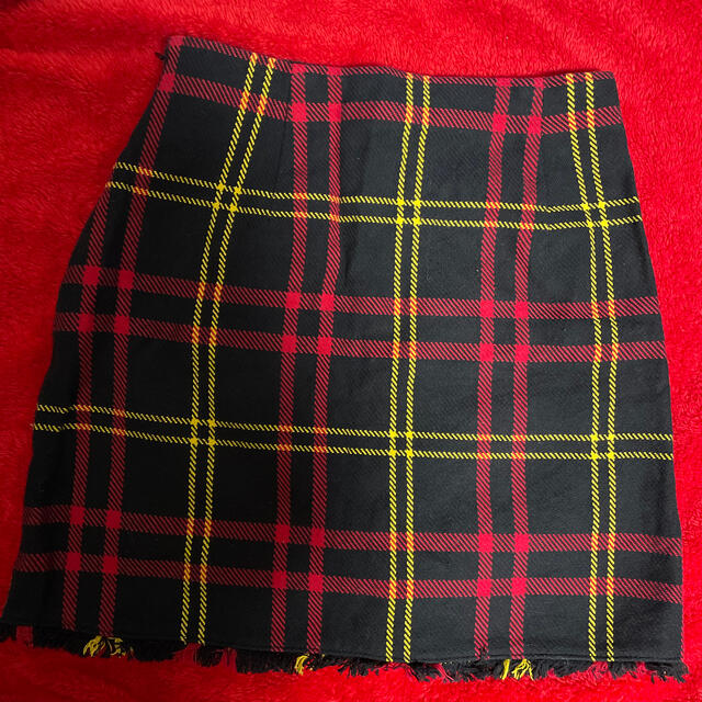 GU(ジーユー)のチェック柄　スカート　Sサイズ レディースのスカート(ミニスカート)の商品写真