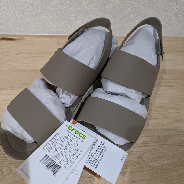 crocs(クロックス)のクロックス　ウェッジソールサンダル　24センチ レディースの靴/シューズ(サンダル)の商品写真