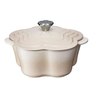 ルクルーゼ(LE CREUSET)のお値下げ中 ココットフルール メレンゲ フラワーつまみ ルクルーゼ(鍋/フライパン)