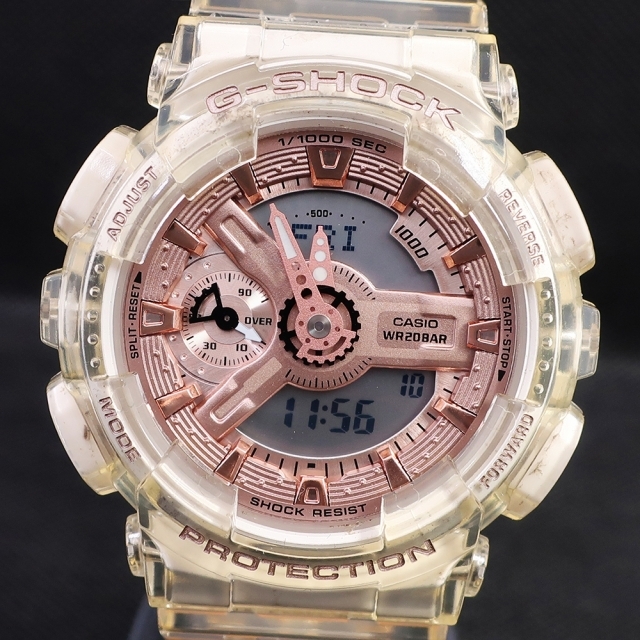 KASIL(カシル)のアナデジ表示カシオ G-SHOCK PROTECTION GMA-S110SR レディースのファッション小物(腕時計)の商品写真