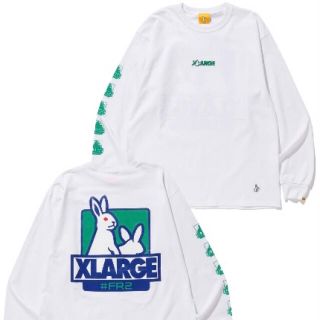 エクストララージ(XLARGE)の最安値販売 Mサイズ WHITE XLARGE FR2 L/S Tee(Tシャツ/カットソー(七分/長袖))