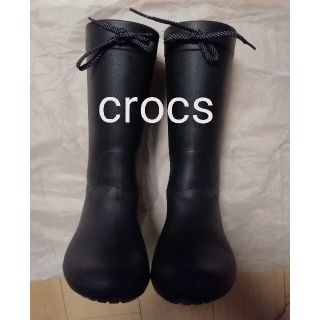 クロス(CROSS)のクロックスcrocs★ レインブーツ 長靴★W8(レインブーツ/長靴)