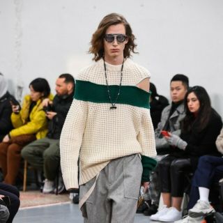 sacai 19aw ジップドッキングニット　サイズ1