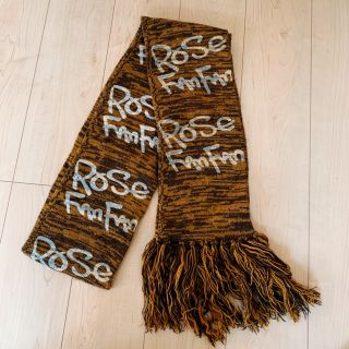 ローズファンファン(ROSE FANFAN)の【美品】ローズファンファン☆ロゴマフラー(マフラー/ショール)