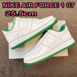 ナイキ(NIKE)の25.5cm NIKE AIR FORCE 1 07 エアフォース1 グリーン(スニーカー)