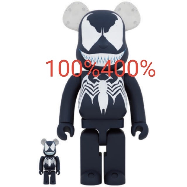 BE@RBRICK VENOM 100％ & 400％キャラクターグッズ