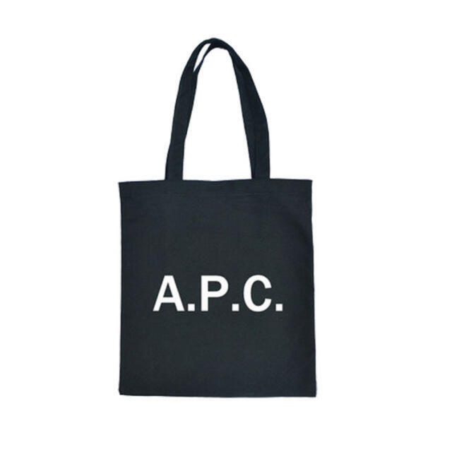 A.P.C(アーペーセー)のA.P.Cトートバッグ ブラック ジッパー付き 内ポケット付き 新品未使用 レディースのバッグ(トートバッグ)の商品写真