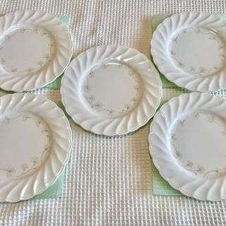 ノリタケ(Noritake)の✳︎ノリタケ　FLO's collection ケーキ皿✳︎5枚セット(食器)