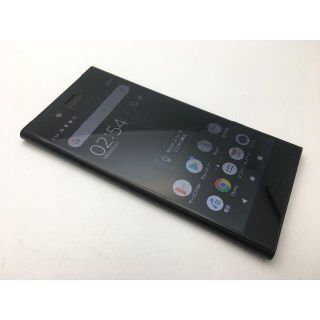 ソニー(SONY)のSIMフリー au XPERIA XZ1 SOV36 ブラック◆美品◆58(スマートフォン本体)