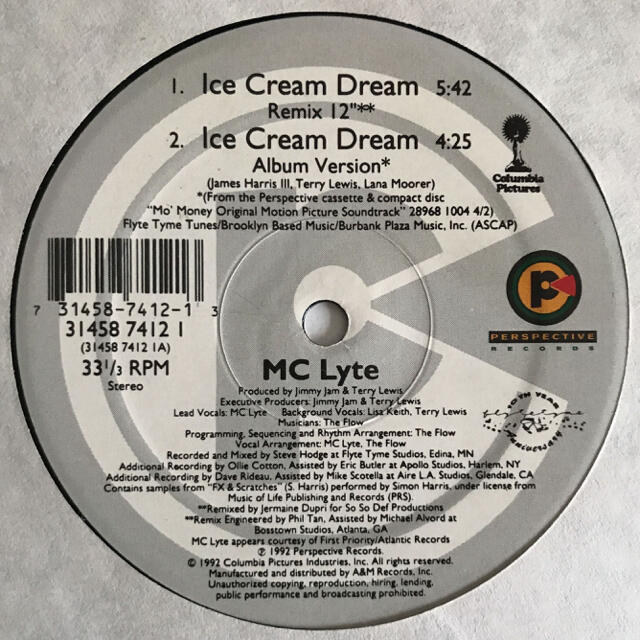 MC Lyte - Ice Cream Dreamオールドスクールラップ