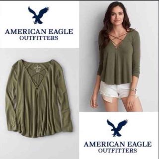 アメリカンイーグル(American Eagle)のアメリカンイーグル【今季完売トップス】(Tシャツ(長袖/七分))