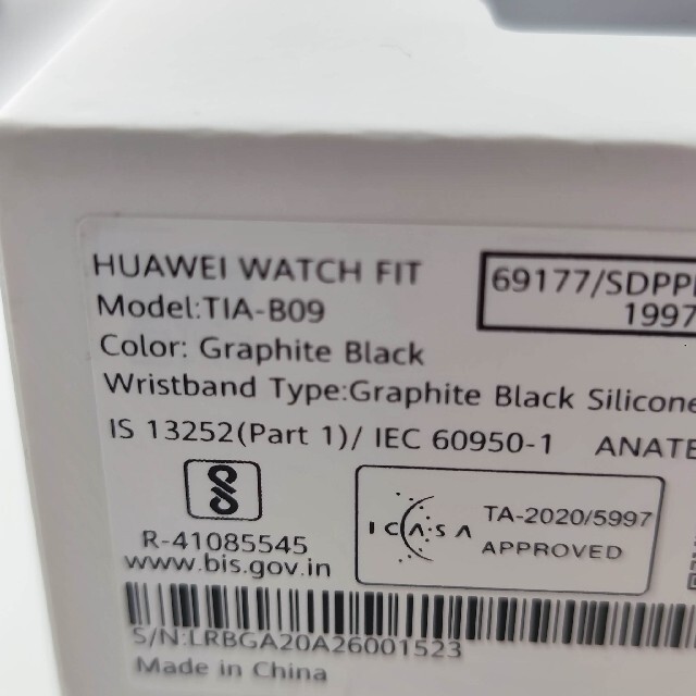 新品　Huawei Watch FIT 香港版 メンズの時計(腕時計(デジタル))の商品写真