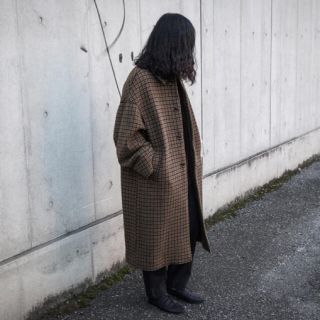 コモリ(COMOLI)のYOKE 19aw バルカラーコート ブラウンs(ステンカラーコート)