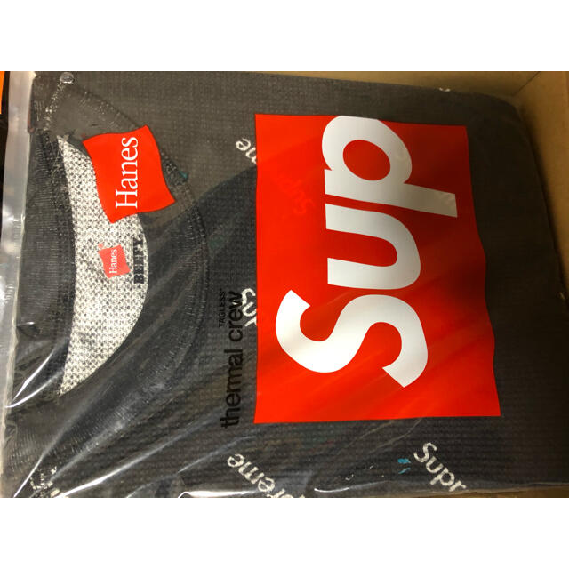 Supreme Hanes Thermal Crew Mサイズ 1