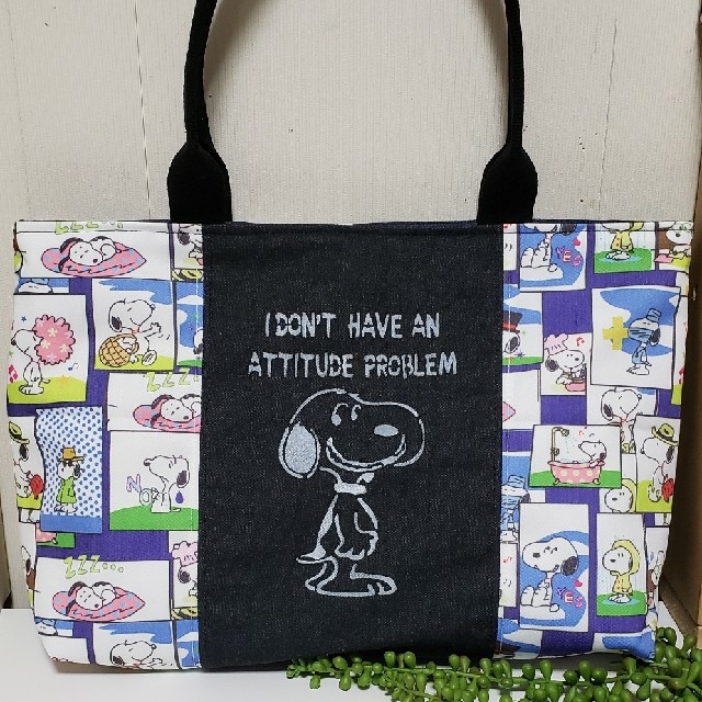 Snoopy スヌーピーハンドメイド トートバッグの通販 By Unoko S Shop スヌーピーならラクマ