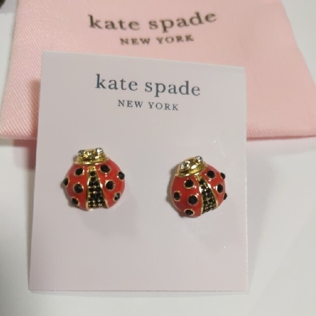 【新品】kate spade  ケイト・スペード ピアステントウムシ チータ