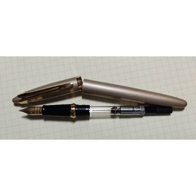 Waterman(ウォーターマン)のWATERMAN ICIetLA CHAMPAGNE GT PL F　万年筆 インテリア/住まい/日用品の文房具(ペン/マーカー)の商品写真