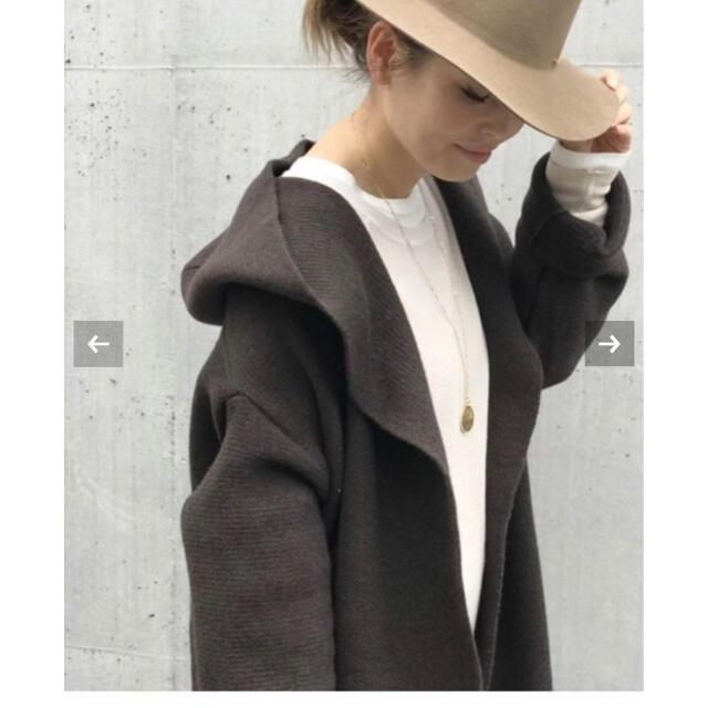 美品 Deuxime Classes ADAWASニットガウン ガウンコート 美品 Deuxime Classes ADAWASニットガウン ガウンコート