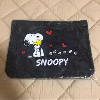 スヌーピー(SNOOPY)のデニム風ポーチ(ポーチ)