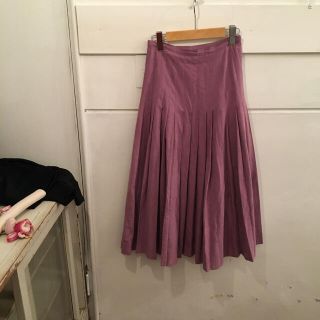 ロンハーマン(Ron Herman)の最終お値下げ💕RonHerman suède pleats skirt.(ロングスカート)