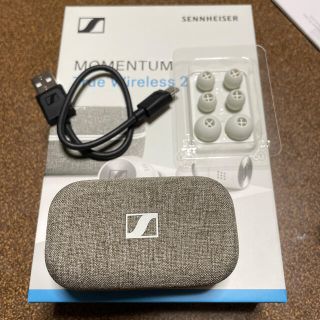 ゼンハイザー(SENNHEISER)のSennheiser MOMENTUM True Wireless2 白(ヘッドフォン/イヤフォン)