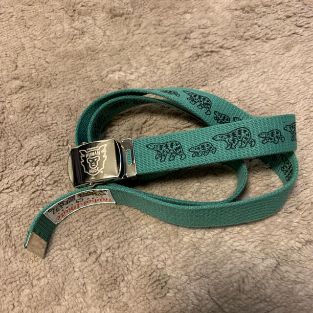 HUMAN MADE WEB BELT Green ガチャベルト | フリマアプリ ラクマ